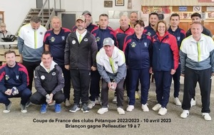 Coupe de France des clubs PETANQUE 2023/2024 