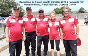 Championnat de France 2023 triplettes PROMOTION à Flamanville