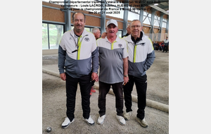 Championnat départemental triplettes VETERANS à Embrun les 15 et 16 avril 2025 : 61 équipes