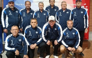 L'équipe des vétérans finaliste du championnat de France