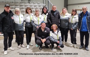 Championnes départementales CLUB FEMININ 2025