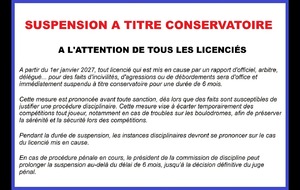 Nouveauté disciplinaire