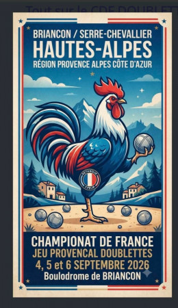 Championnat de France doublette jeu provençal : une belle réussite