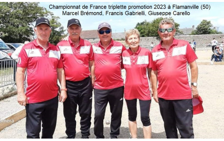 Championnat de France 2023 triplettes PROMOTION à Flamanville