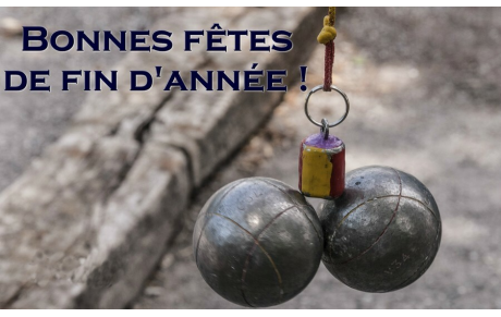 Joyeuses fêtes à tous les boulistes et leur famille
